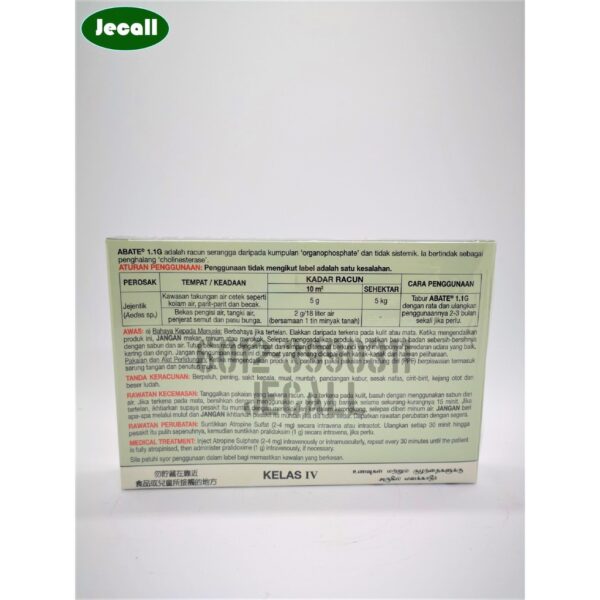 BASF AbateĀ® 1.1G Mosquito Larviciding 10x10G BASF AbateĀ® 1.1G Mosquito Larviciding 10x10G