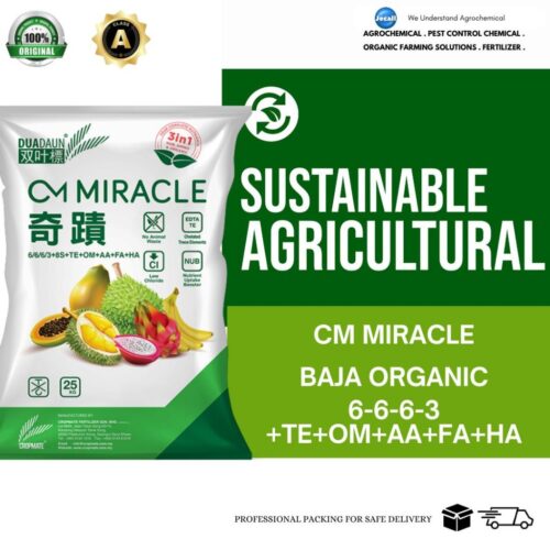 CM Miracle Baja Organik Durian 6-6-6-3+TE+OM+AA+FA+HA 1KG