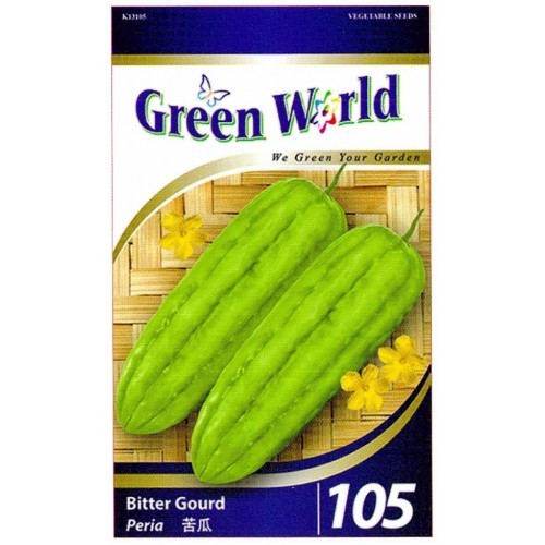 Green World Seeds Peria (Bitter Gourd) – 5 Pack Green World Seeds Peria (Bitter Gourd) – 5 Pack