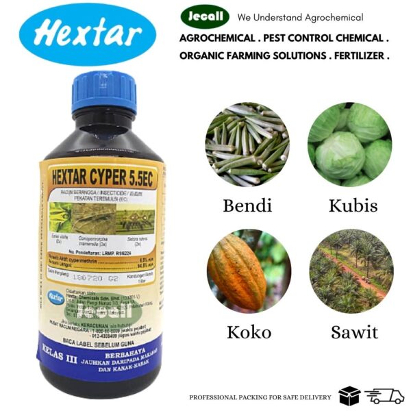 Hextar Cyper 5.5EC 1Liter Hextar Cyper 5.5EC 1Liter