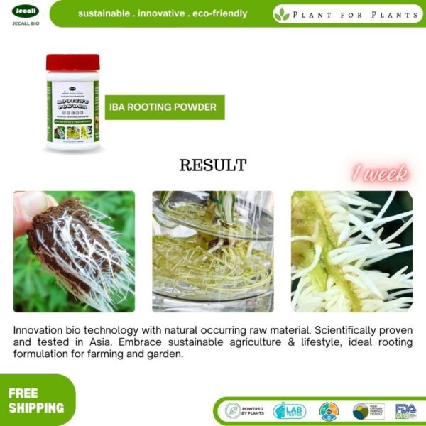 Jecall-Bio IBA Rooting Powder Plant Hormone 50g Jecall-Bio IBA Rooting Powder Plant Hormone 50g