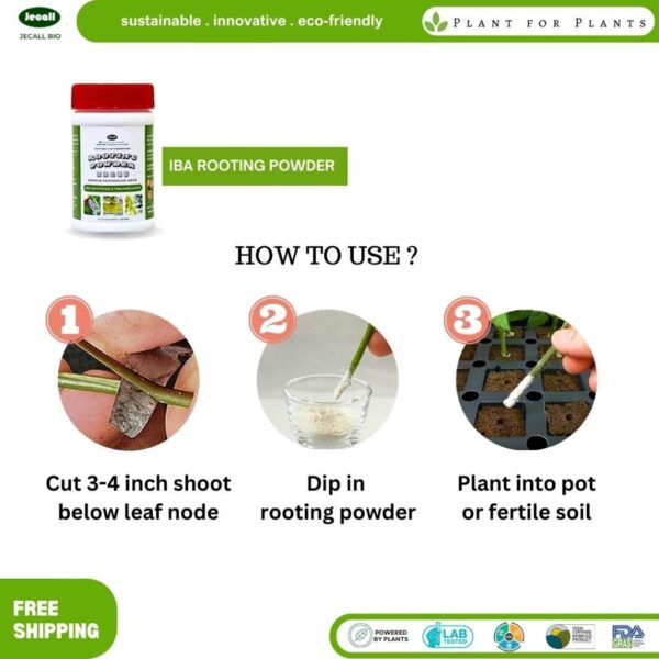 Jecall-Bio IBA Rooting Powder Plant Hormone 50g Jecall-Bio IBA Rooting Powder Plant Hormone 50g