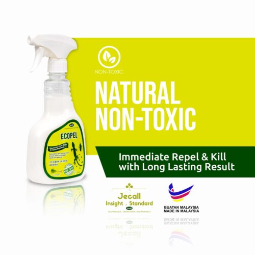 Jecall ECOPEL 500ml Natural Lizard and Insects Repellent Spray
